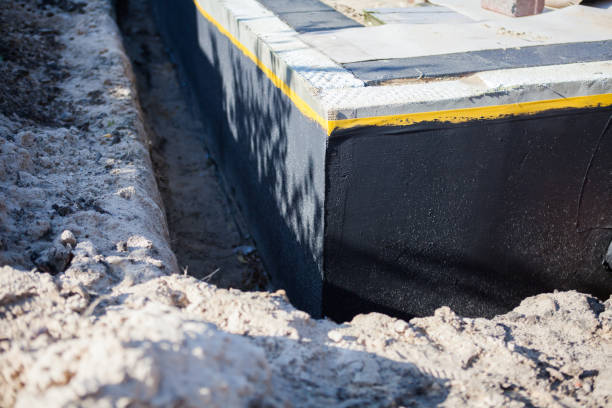 Professional Emergency Waterproofing technician working in Hagerstown, IN